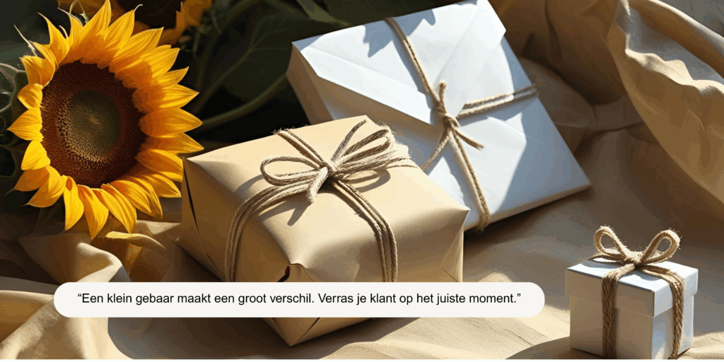 Klantenbeleving en cadeau's