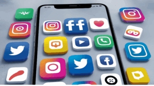 apps op een telefoon, organiseren